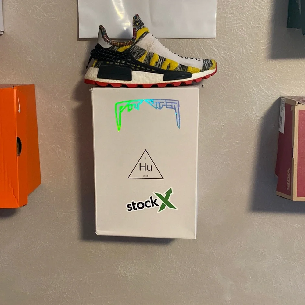 Human race NMD Pharrell adidas solar pack edition size 7(with box) - Picture 1 of 7